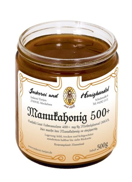 Manukahonig 500g - 500plus